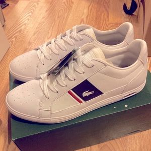 NWT 8.5 Men’s Lacoste Europa Sneakers